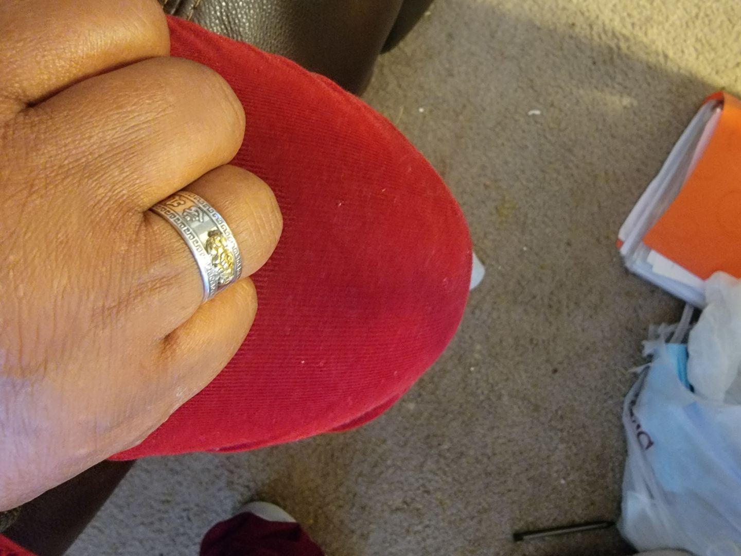Customer photo review of Blue-Tigers-Eye Protection & Wealth Bracelet