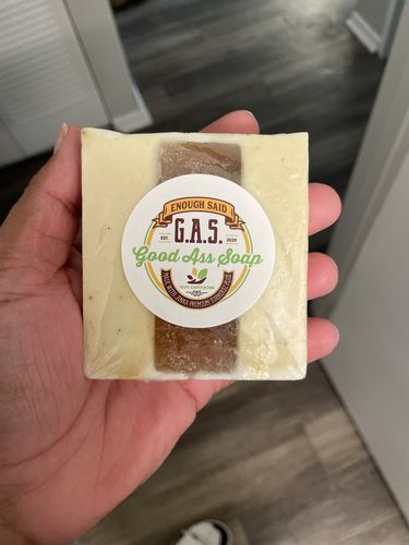 Customer photo review of G.A.S. "The Original" — Shea Butter & Turmeric Soap