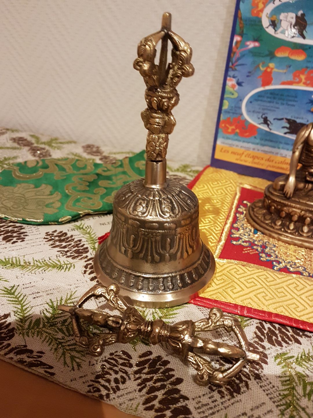 Customer photo review of Cloche Tibétaine et son Vajra | Sagesse & Compassion | INDIA