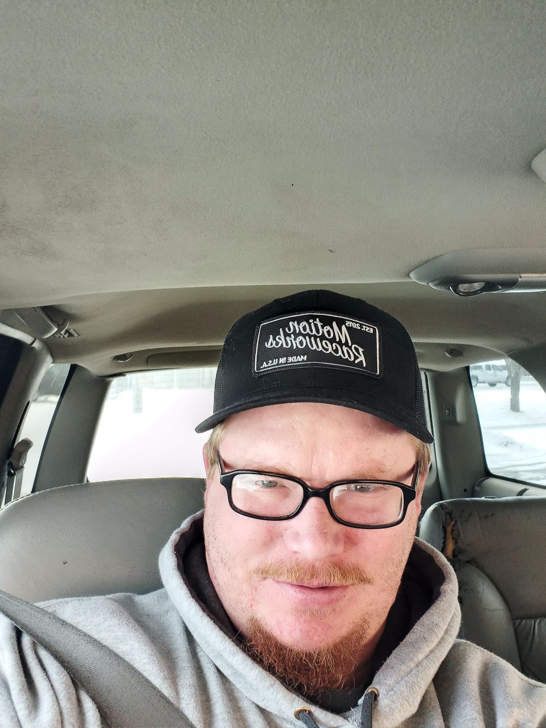 Customer photo review of Motion Heritage Hat Black/Black Snapback