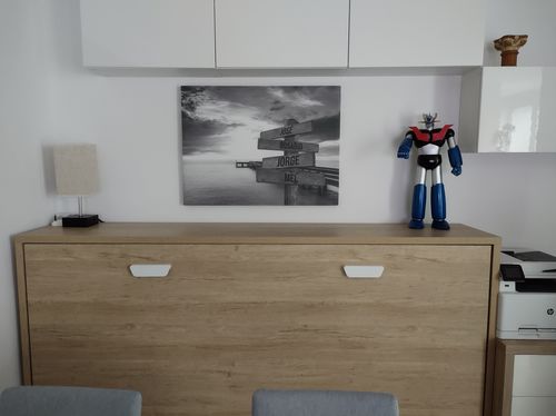 Customer photo review of Lienzo Muelle de Madera con Nombres Personalizados