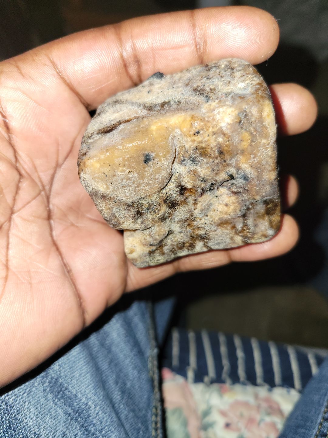 Customer photo review of Organic Natural Raw African Black Bar Soap