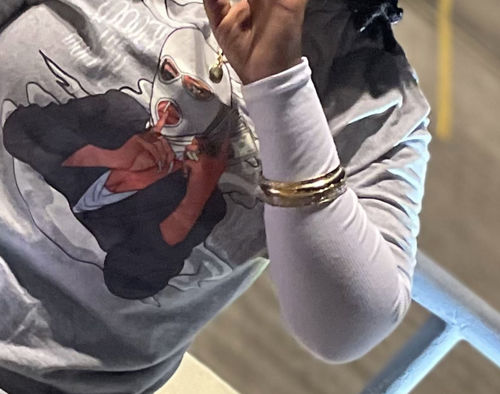 Customer photo review of M.I.T.M Unisex Shirt Match Jordan 11 Cool Grey - Grey Tshirt
