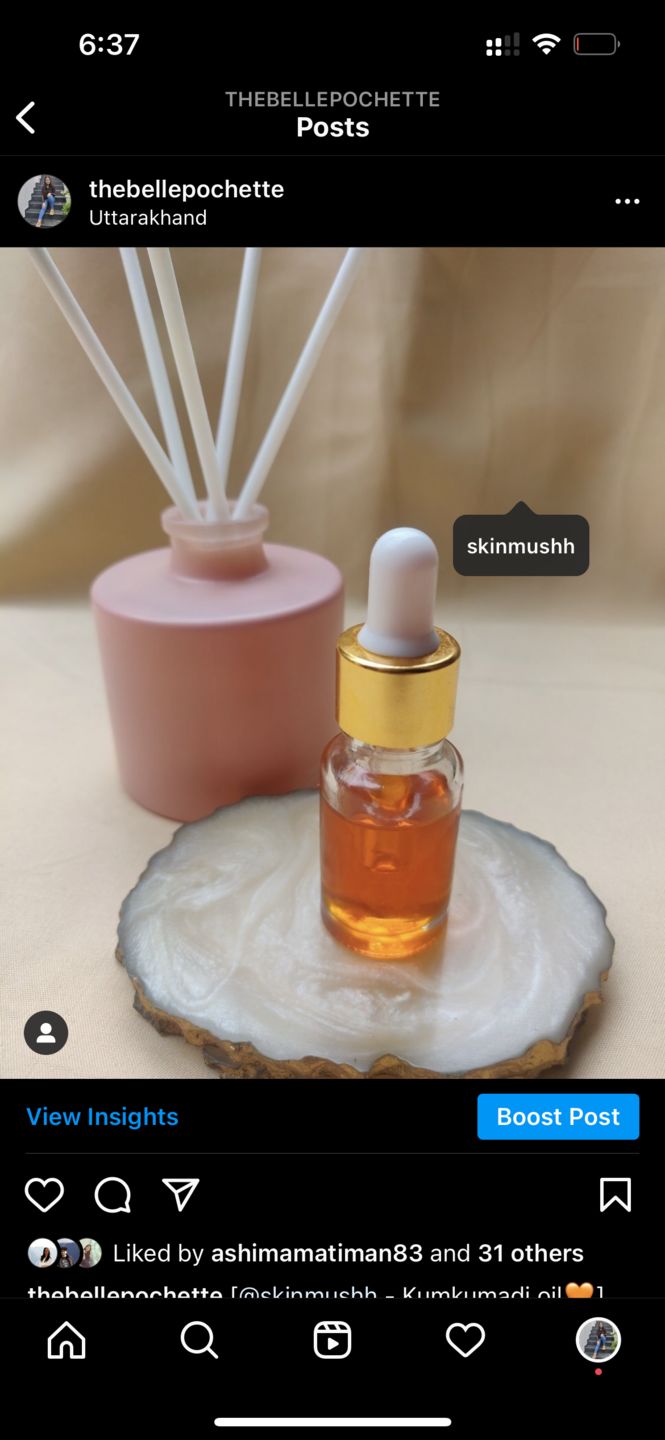Customer photo review of Kumkumadi Oil