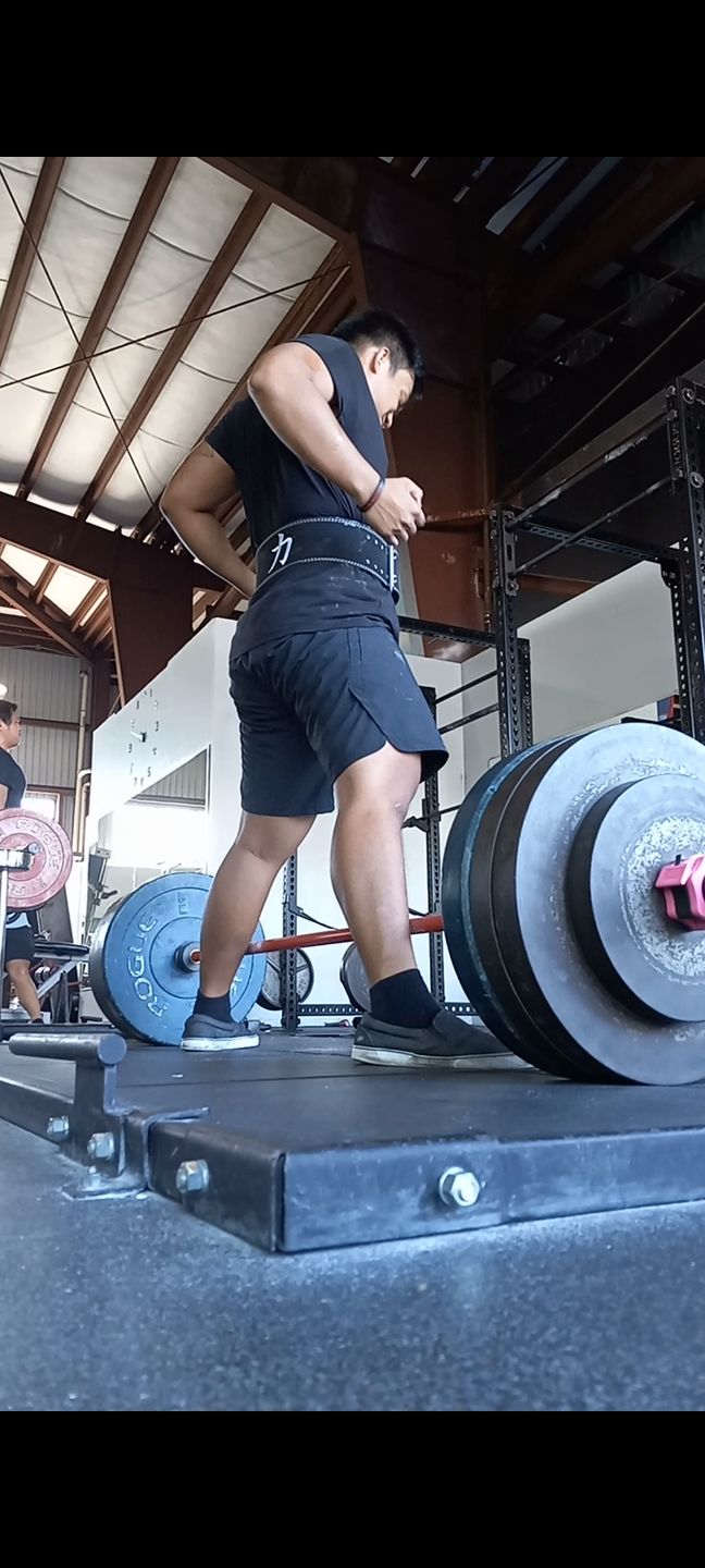 Customer photo review of Strength Shop 10mm Double Prong Belt - IPF Approved - Black **SHIPS Jan. 15th 2022**