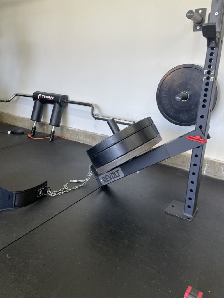 Customer photo review of Belt squat attachment