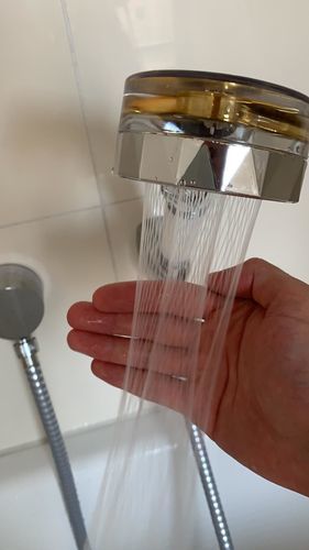 Customer photo review of Crystal Shower™ - Turbo Shower Head