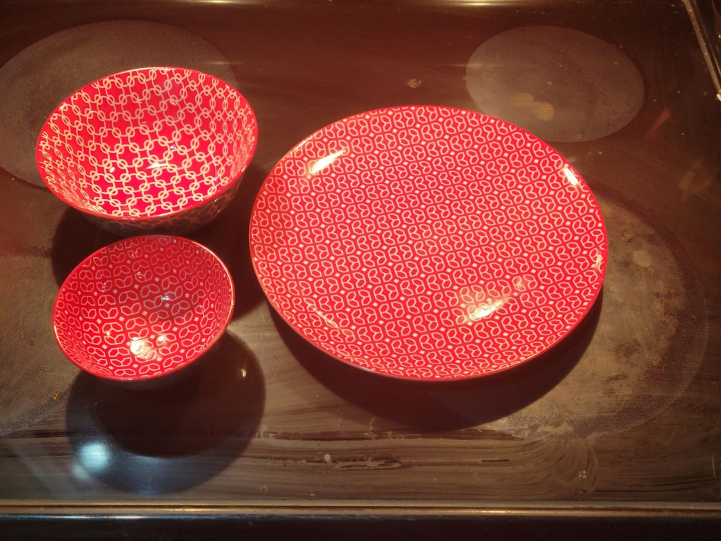Customer photo review of Mosaian Salad Plates - Set of 6