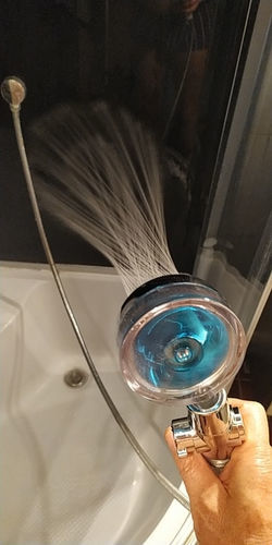 Customer photo review of Crystal Shower™ - Turbo Shower Head