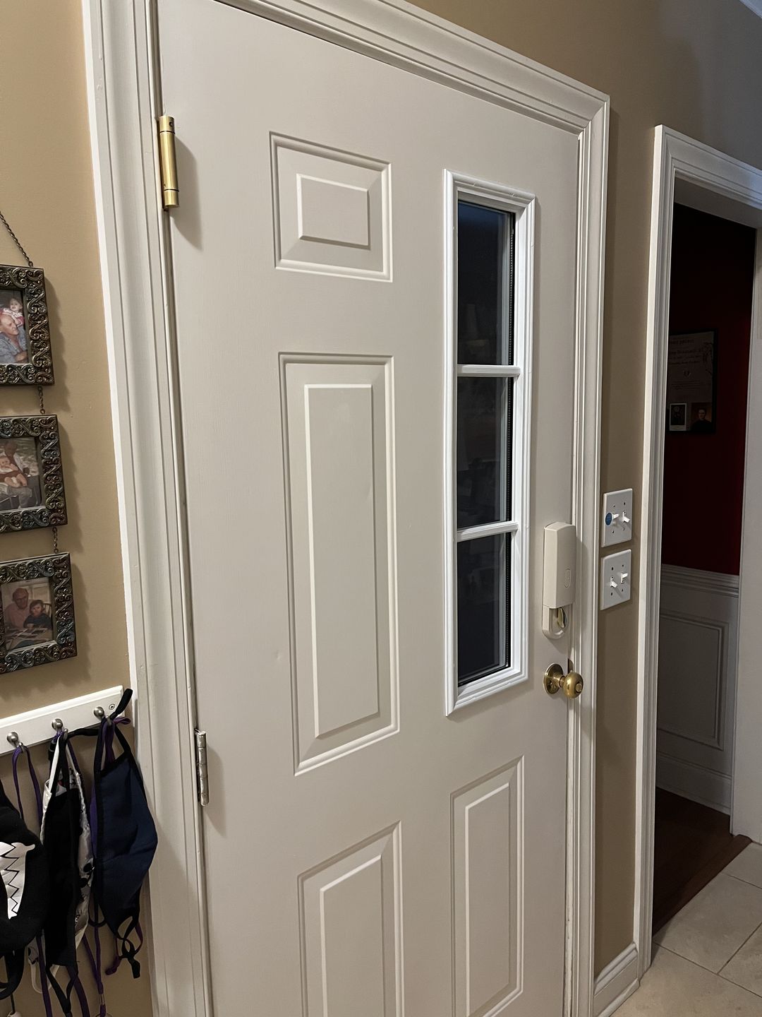 Customer photo review of Clear 3 Lite Glass and Frame Kit (Half Sidelite 8" x 36" Glass Size)