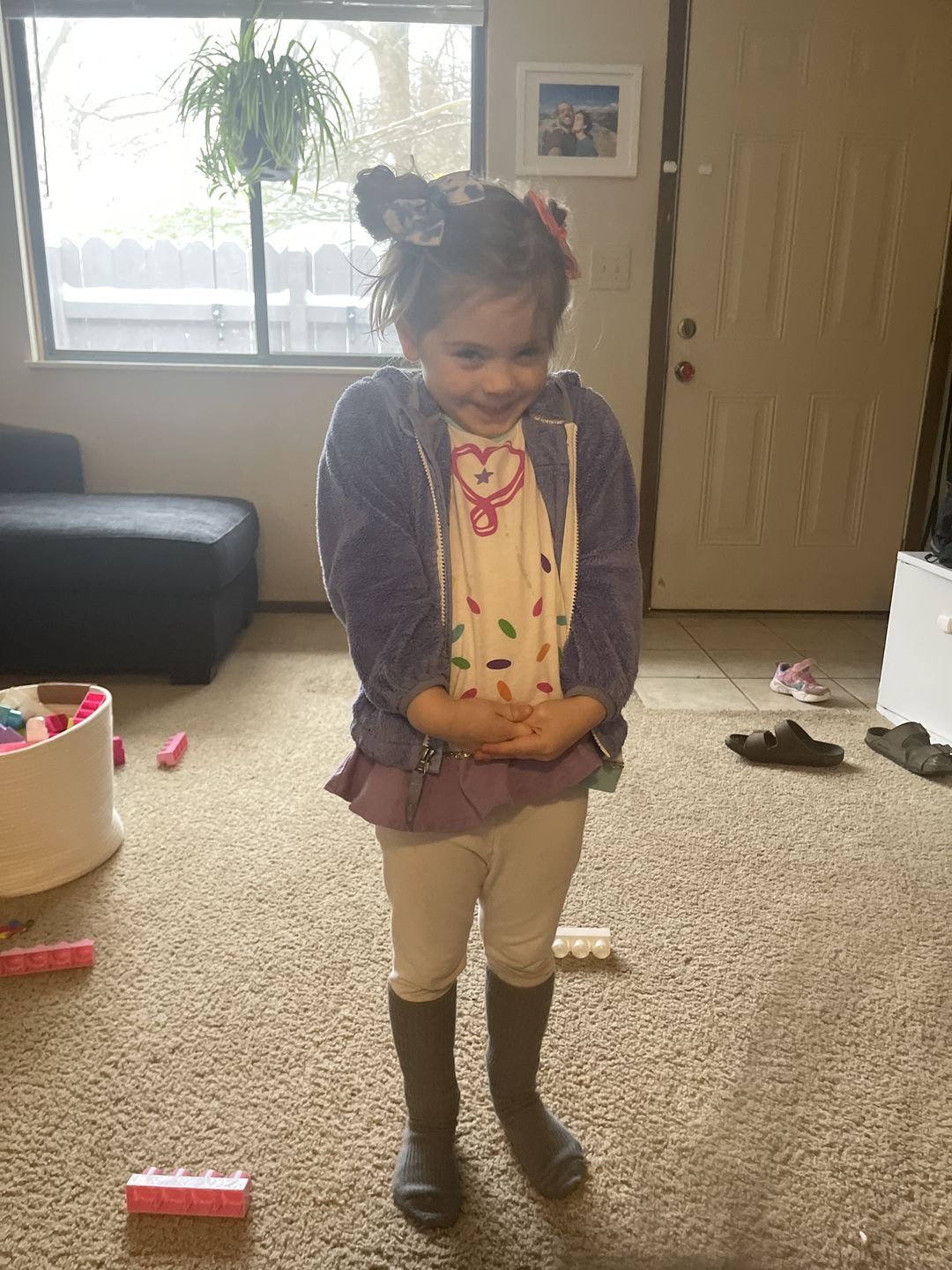 Customer photo review of Wool Socks, Baby and Toddler, Light & Dark Slate