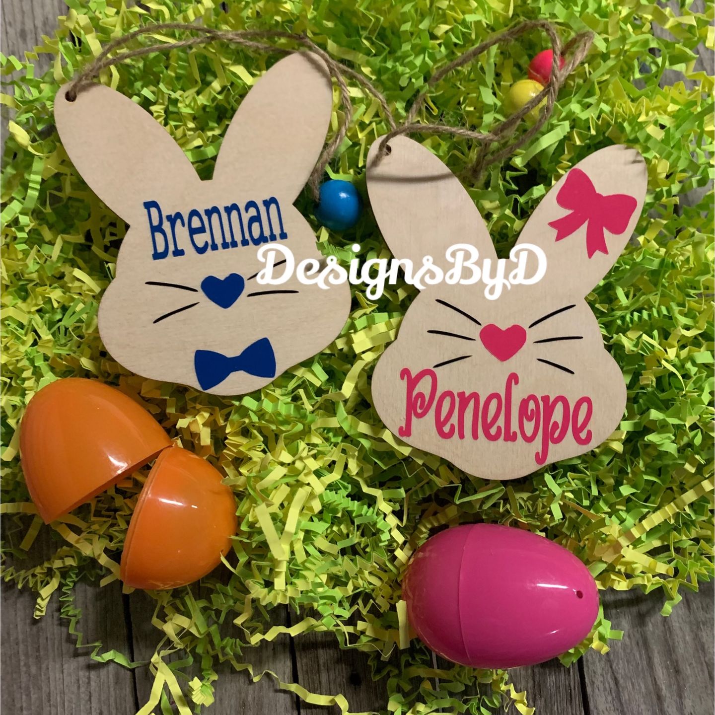 Customer photo review of Unfinished Wooden Easter Bunny Head Shape - Craft - up to 24" DIY
