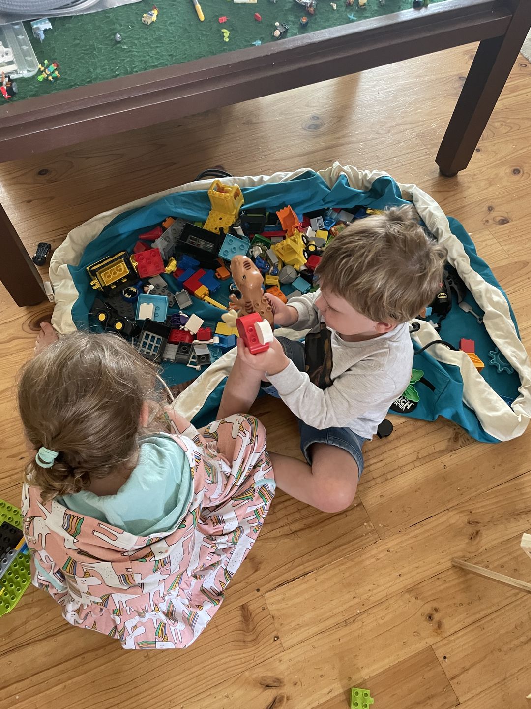 Customer photo review of Ocean Blue Original Play Pouch