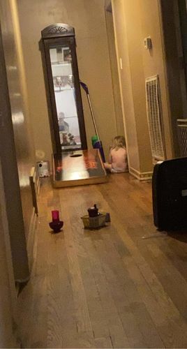 Customer photo review of Fire Cornhole Board Series VI