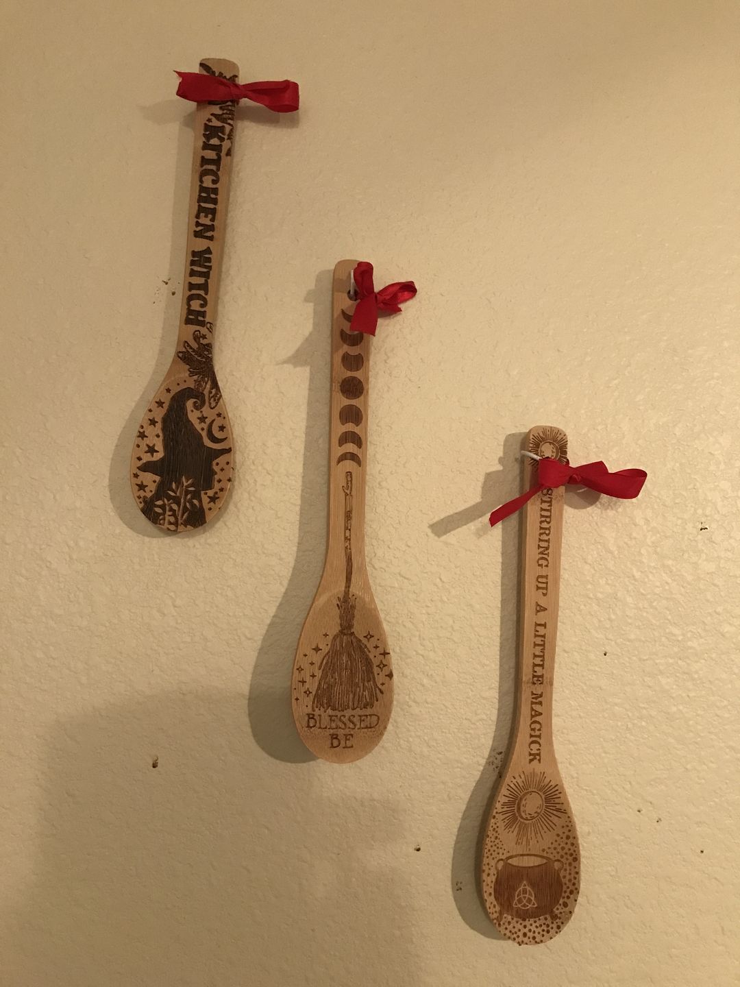 Customer photo review of Witchy Bamboo Wooden Spoon