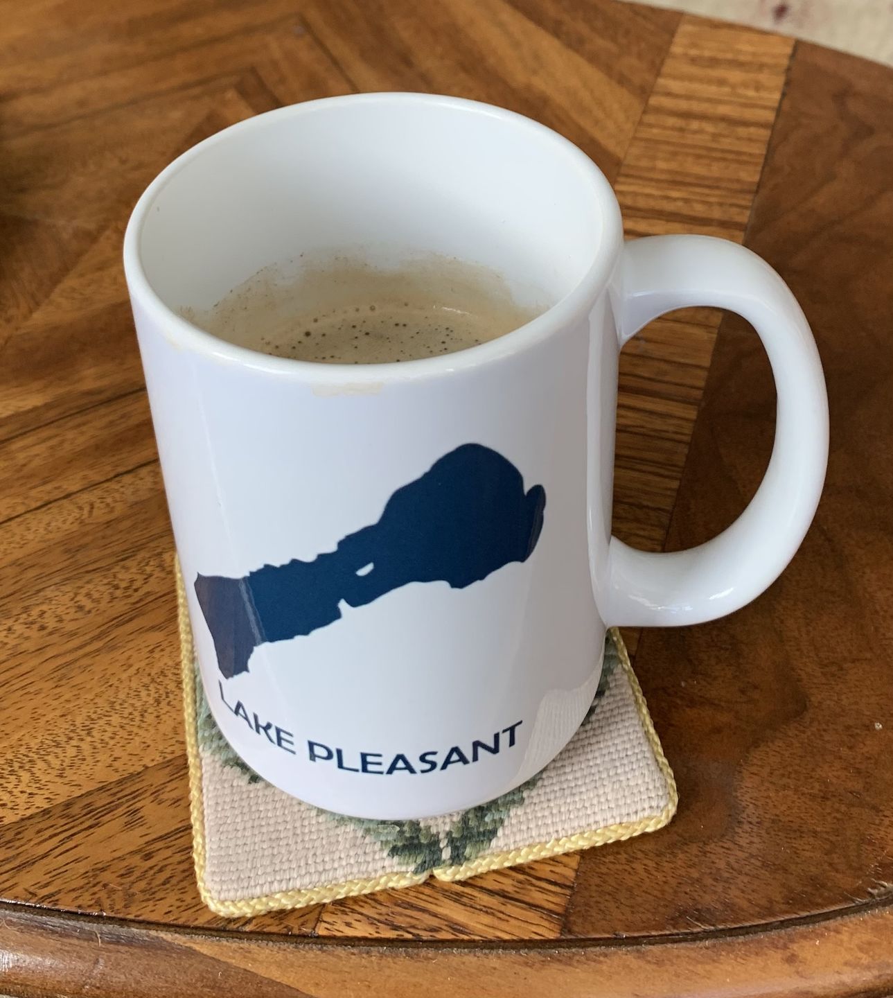 Customer photo review of Custom Lake Mug White 15oz.