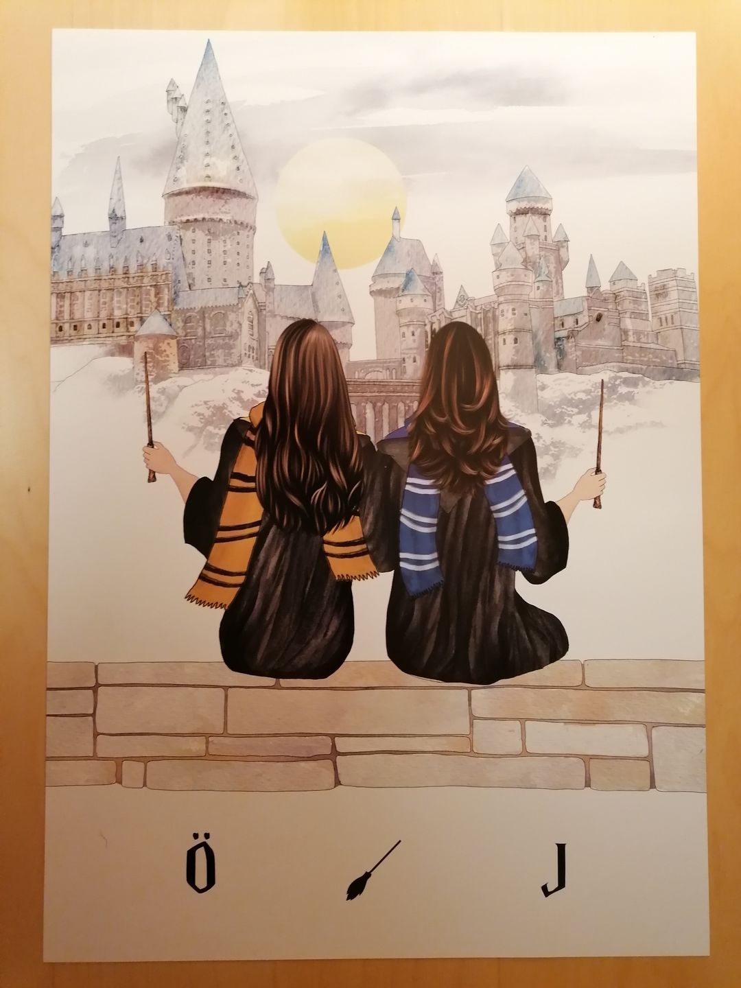 Customer photo review of Zauberinnen/Zauberer - Personalisiertes Poster