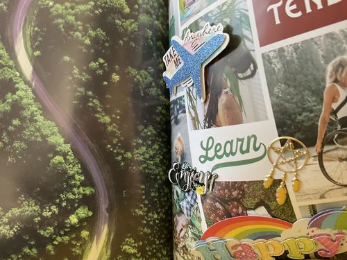 Customer photo review of The Vision Board Book: 700+ words and images to visualize your goals and dream life