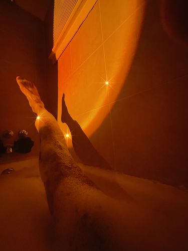 Customer photo review of The Sunset Lamp™