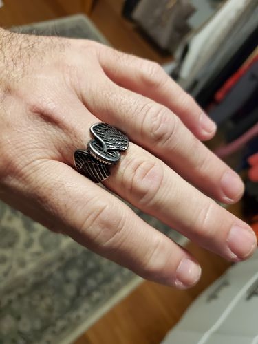 Customer photo review of BIKER WING RING