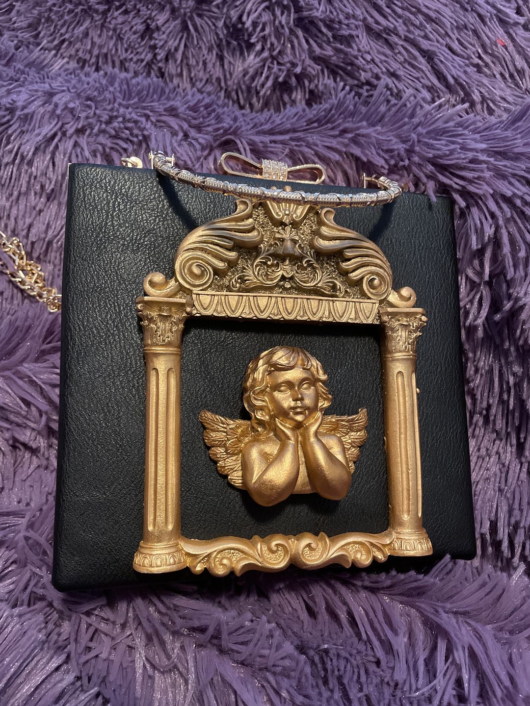 Customer photo review of Renaissance angel inspired bag