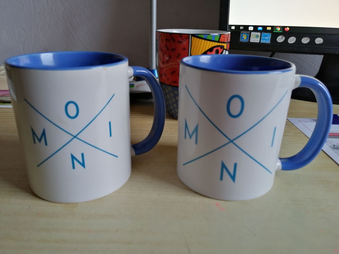 Customer photo review of Moin Simple · Keramik Tasse zweifarbig