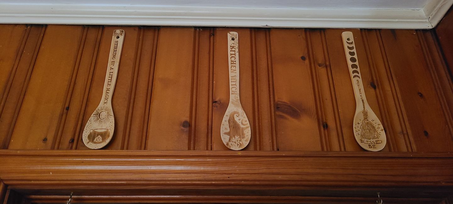 Customer photo review of Witchy Bamboo Wooden Spoon