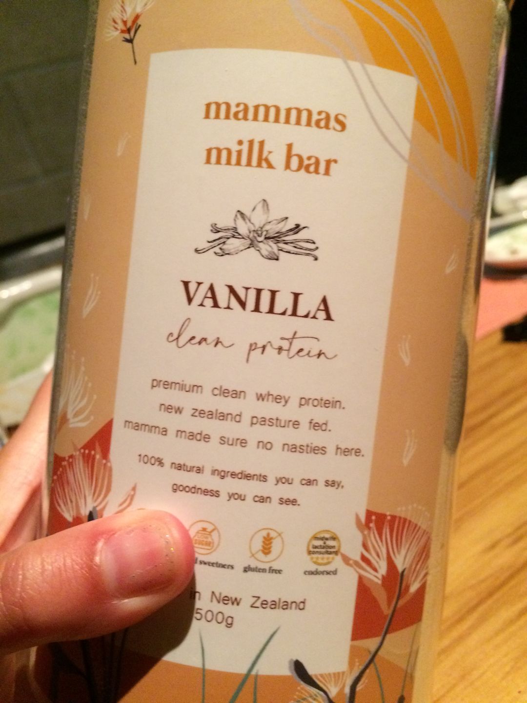 Customer photo review of Vanilla Premium Whey Protein