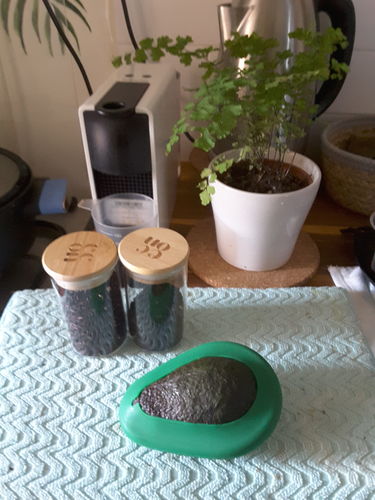 Customer photo review of סט כיסויי סיליקון לאבוקדו