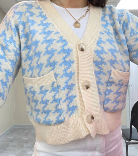 Customer photo review of Good Manners Cardigan