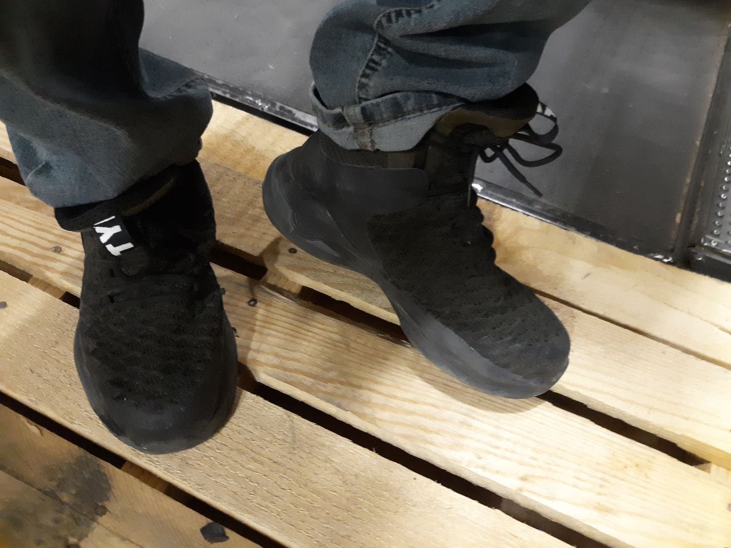 Customer photo review of Maven Puncture Resistant Comfortable Steel Toe Work Boots
