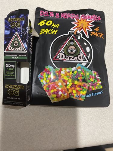 Customer photo review of DazeD8 Nerds Delta 8 Gummies - 6pc (60mg)