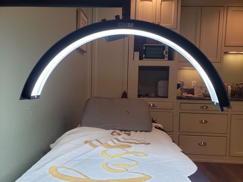 Customer photo review of CosmoGlo Original Light Bundle + Phone Clip