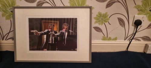 Customer photo review of Paw Fiction – Custom Pet Portrait