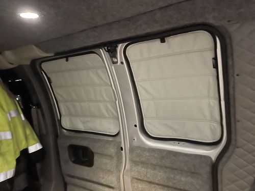 Customer photo review of Chevy Express - Rear Door Shades (Set)