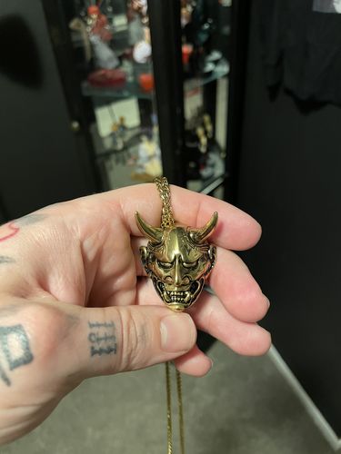 Josh H. review of Hannya Mask Chain Necklace (add $50 or more to your cart to get it for FREE) image 1 out of 1