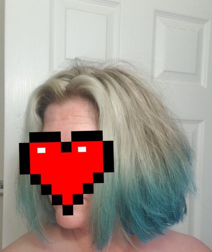 Customer photo review of Hair Color Wax