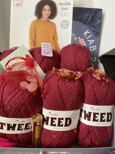 Customer photo review of Ladies Mystery Knitting Box