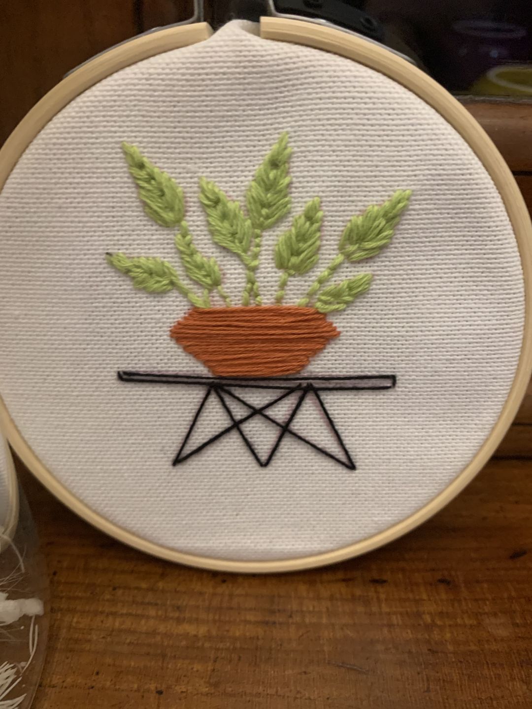 Customer photo review of Kit Broderie Green - Alocasia