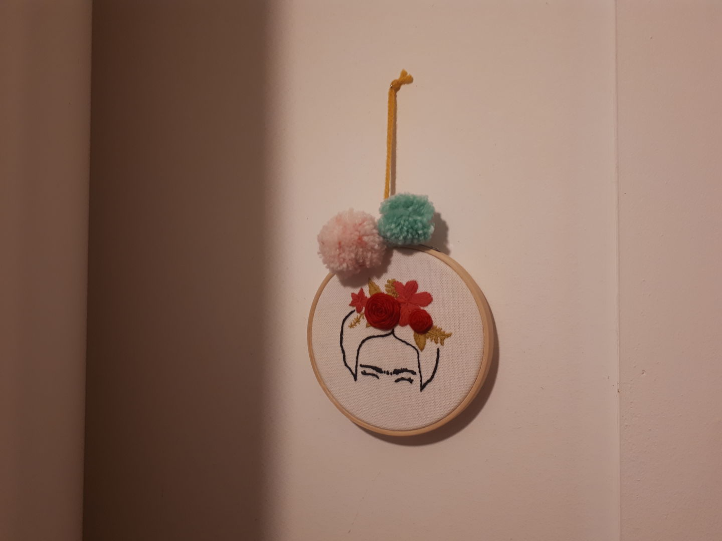 Customer photo review of Kit Broderie Frida Kahlo