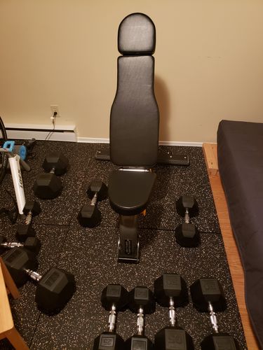 Customer photo review of Adjustable Bench