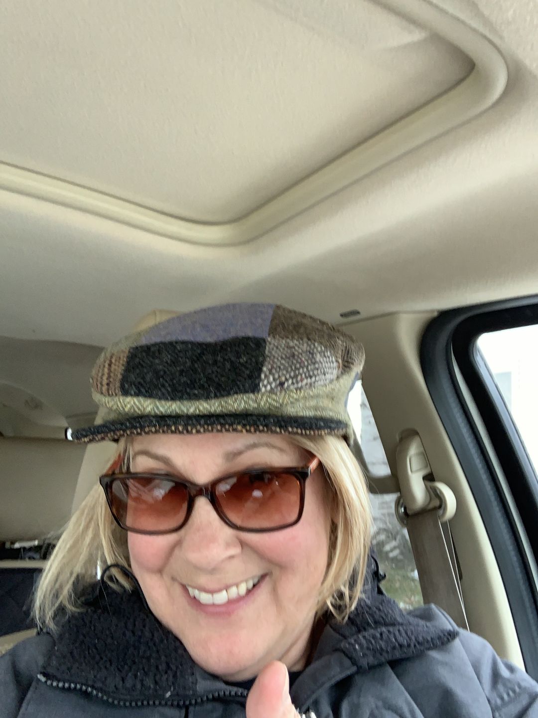 Customer photo review of Vintage Cap Patchwork Tweed