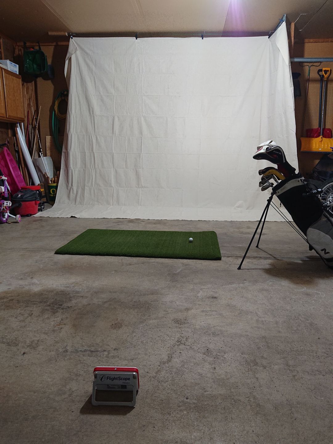 Customer photo review of FlightScope Mevo+ Launch Monitor and Golf Simulator