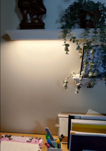 Customer photo review of Dual Color Wireless Motion Sensor Light (2nd Gen.) - 18" Aluminum