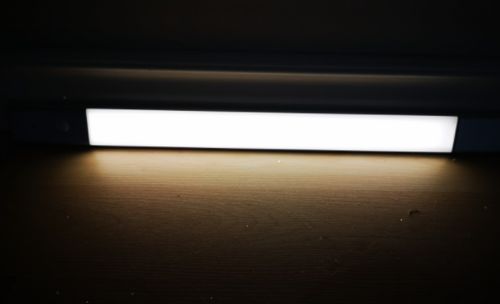 Customer photo review of Wireless Motion Sensor Closet Light - 20.5" Aluminum