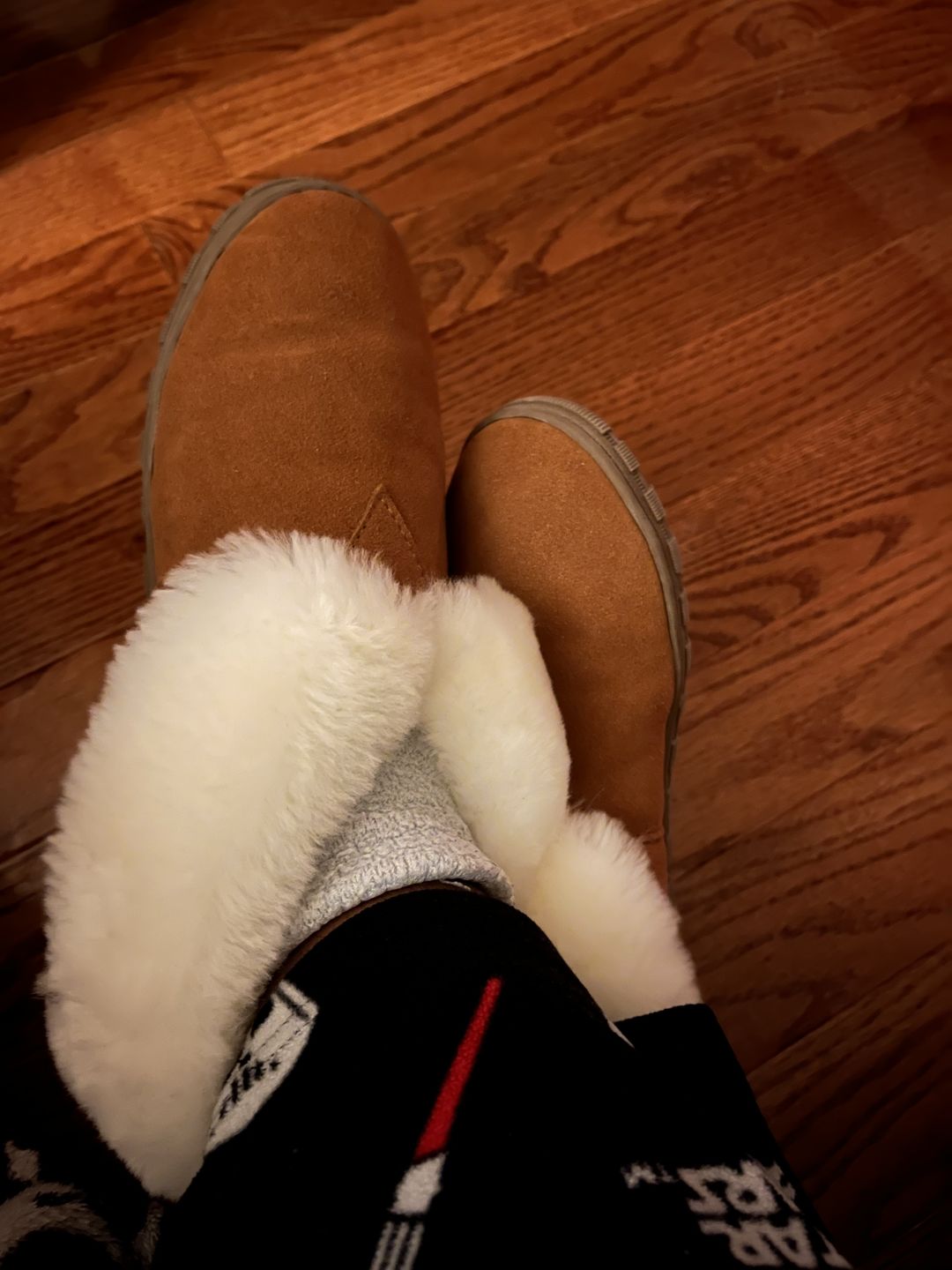 Customer photo review of LADIES SHEEPSKIN BOOTIE