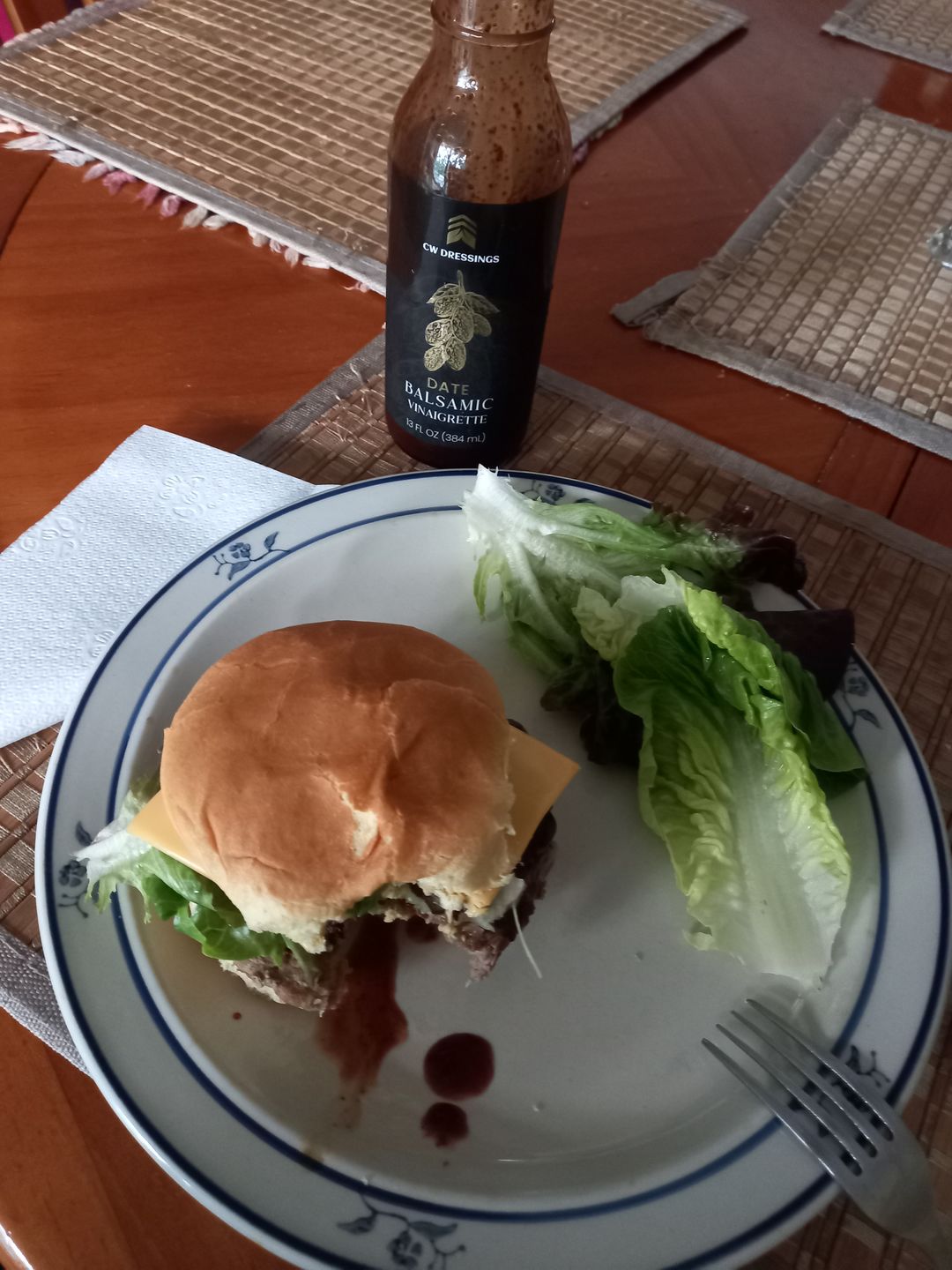 Customer photo review of Date Balsamic Vinaigrette Marinade & Salad Dressing