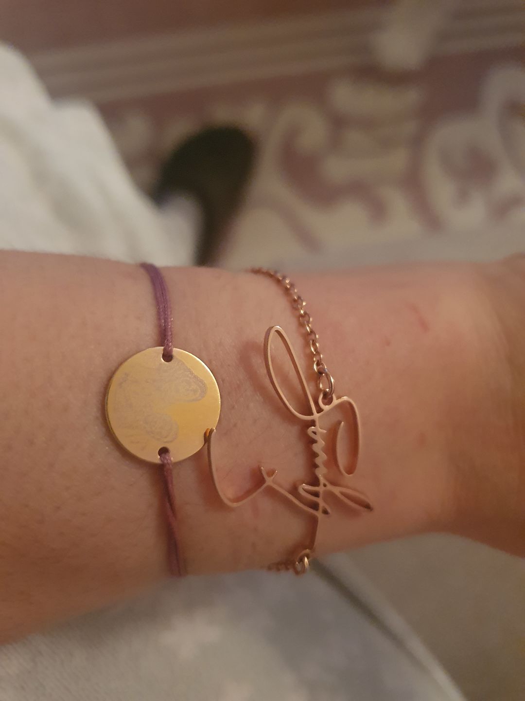 Customer photo review of LOANYA Schmuck aus Deiner persönlichen Handschrift