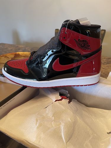 Customer photo review of Jordan 1 Reimagined Bred