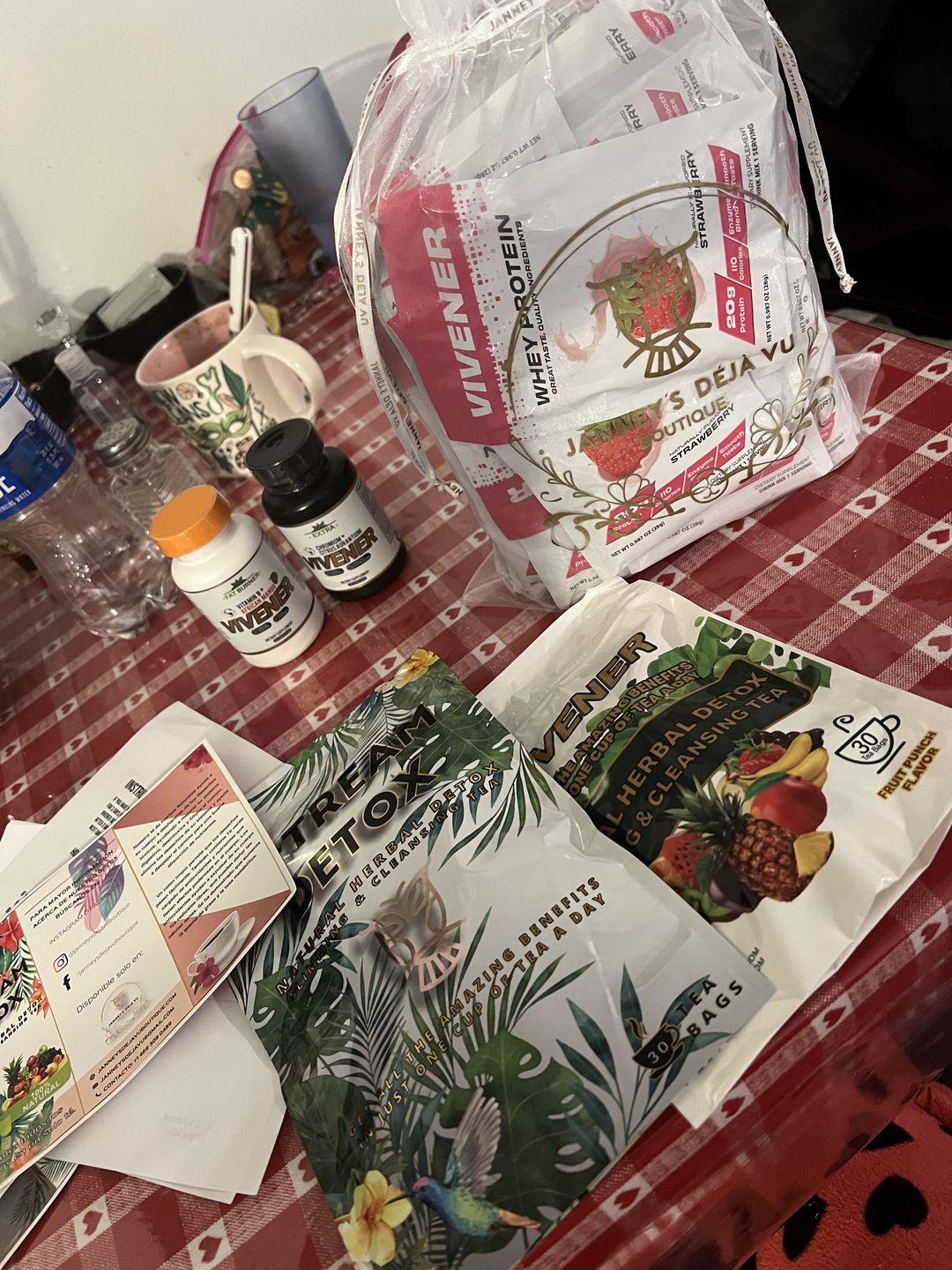 Customer photo review of FULL KIT VIVENER COMBINATION ☯️FOR FAT BURNING 30 Days 1 Bag of XTREAM tea free